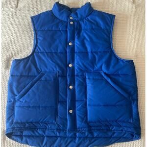 Vintage Blue Puffer Vest